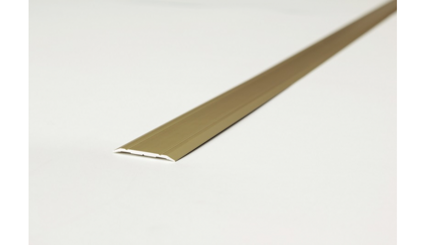 Flat aluminium profile, self-adhesive